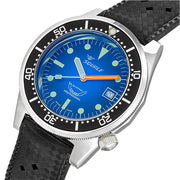 Squale 500 Meter Profondo Blue Ray Dive Watch with Ombre Dial #1521PROFD.HT tilt