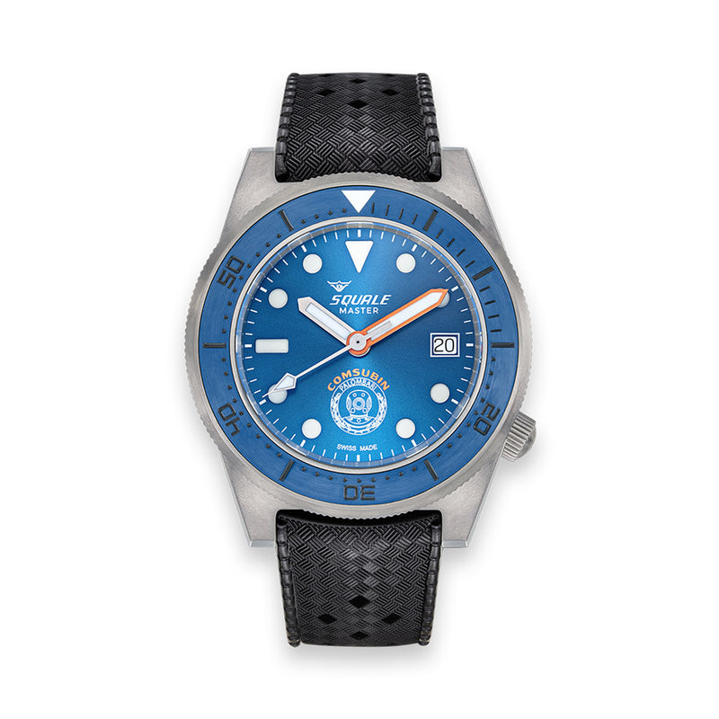 Squale Grade 5 Titanium Master X Palombari Del Comsubin 1200 Meter Dive Watch #MASTERGOS
