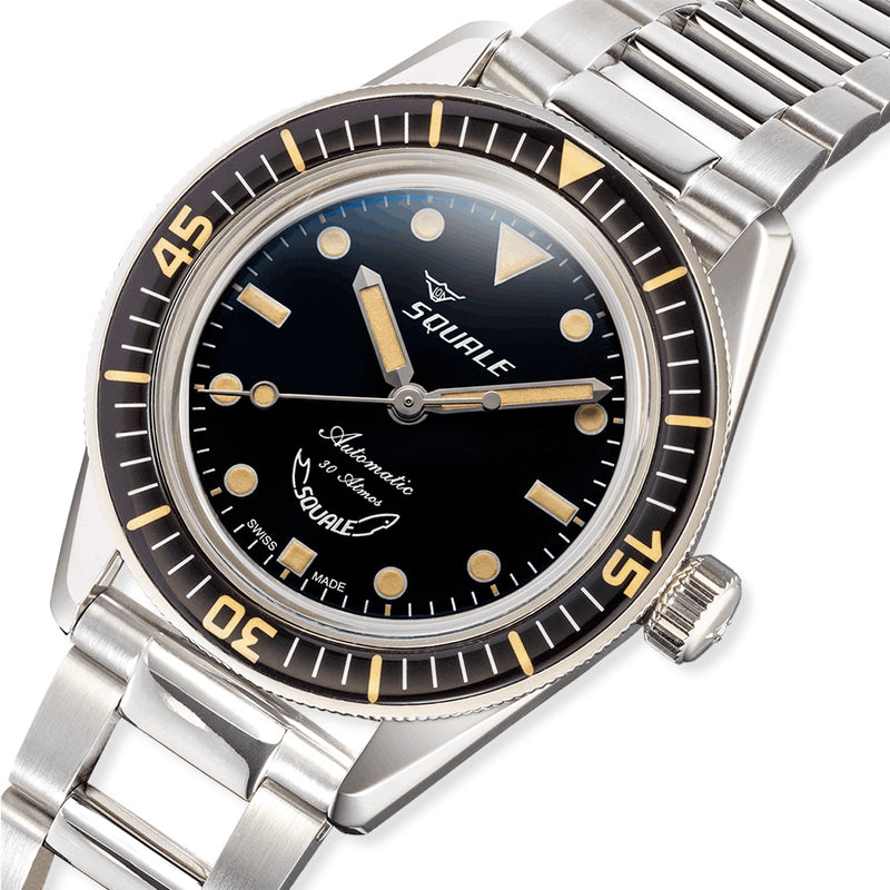 Squale SUB-37 Legend Dive Watch #SUB-37BKBK.AC