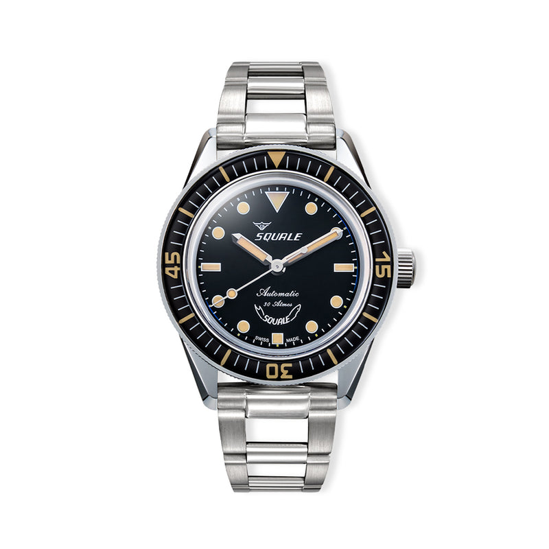 Squale SUB-37 Legend Dive Watch #SUB-37BKBK.AC