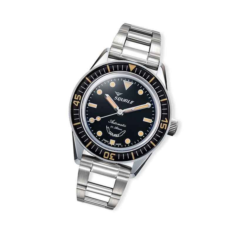 Squale SUB-37 Legend Dive Watch #SUB-37BKBK.AC