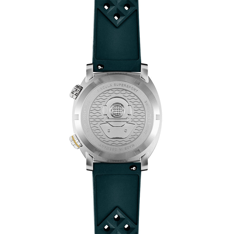Circula SuperSport Automatic Dive Watch with Petrol Dial #SE-ST-PP