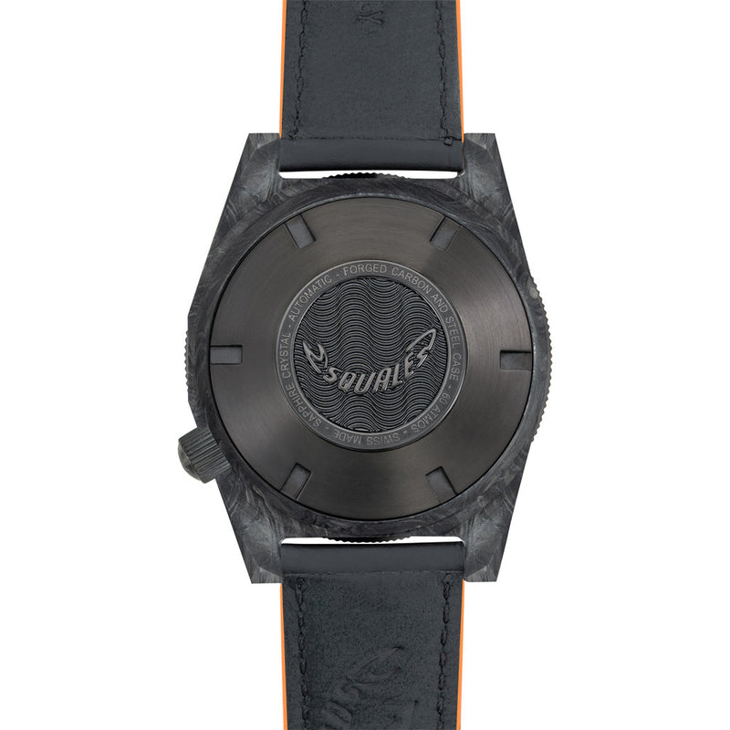 Squale T183 Forged Carbon Dive Watch with Orange Accents #T183AFCOR.RLOR