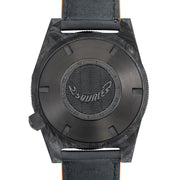 Squale T183 Forged Carbon Dive Watch with Orange Accents #T183FCOR back