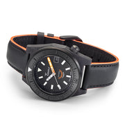 Squale T183 Forged Carbon Dive Watch with Orange Accents #T183FCOR side