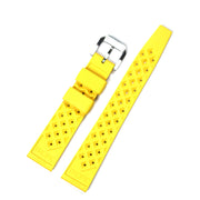 TROPIC Vulcanized Rubber Dive Strap in Poseidon Yellow #TROP-06 back