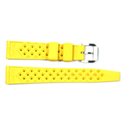 TROPIC Vulcanized Rubber Dive Strap in Poseidon Yellow #TROP-06 back