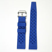 TROPIC Vulcanized Rubber Dive Strap in Royal Blue #TROP-08 back