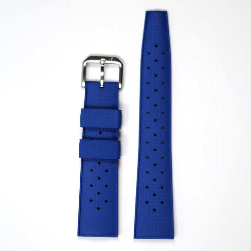 TROPIC Vulcanized Rubber Dive Strap in Royal Blue #TROP-08 front