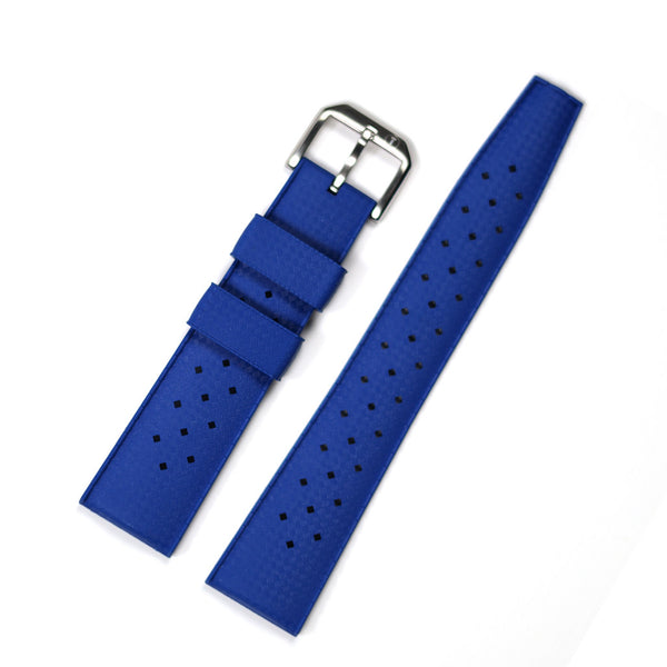 TROPIC Vulcanized Rubber Dive Strap in Royal Blue #TROP-08 front