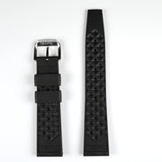 TROPIC Vulcanized Rubber Dive Strap in Black #TROP-01