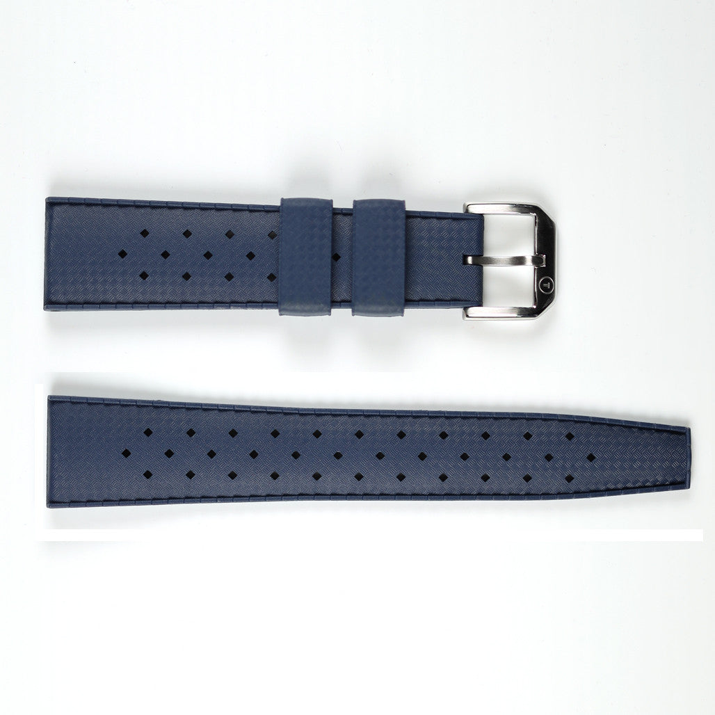 TROPIC Vulcanized Rubber Dive Strap in Navy Blue #TROP-02 — Long