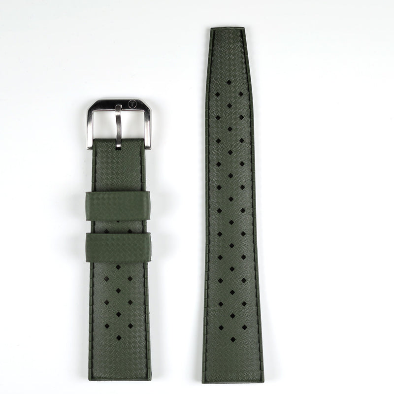 TROPIC Vulcanized Rubber Dive Strap in Green #TROP-04