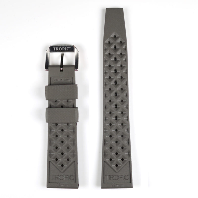 TROPIC Vulcanized Rubber Dive Strap in Anthracite #TROP-05