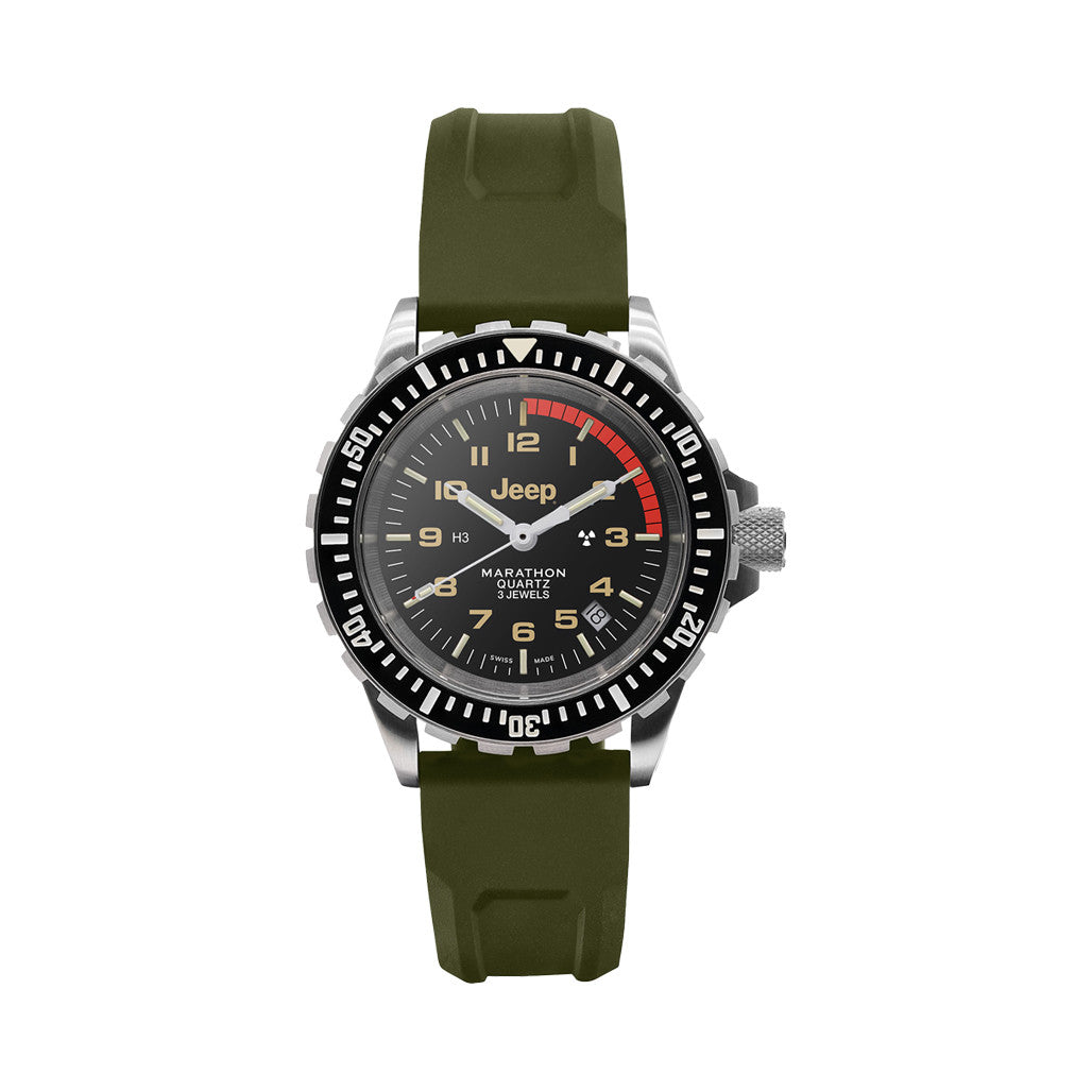 Jeep x Marathon 41mm Rubicon TSAR Swiss Quartz Dive Watch