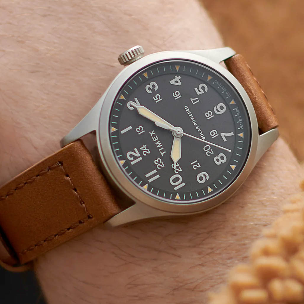 Timex Expedition Field Post Solar 36mm Eco-Friendly Leather Strap