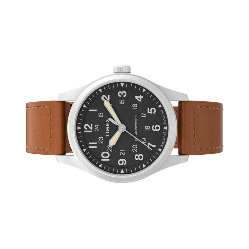 Timex Expedition Field Post Solar 36mm Eco-Friendly Leather Strap Watch #TW2V00200