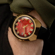 Timex Q Timex 1972 Reissue 43x39mm Leather Strap #TW2V25400