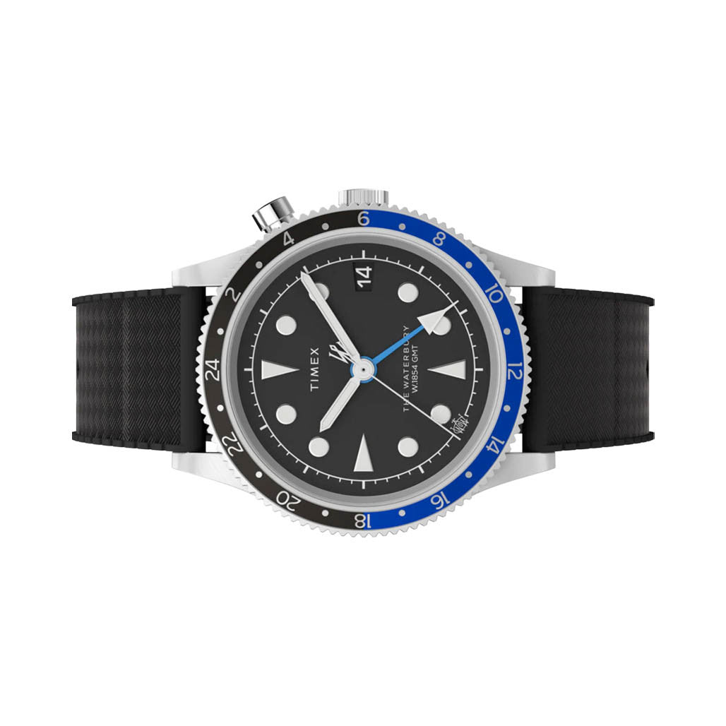 Timex Waterbury Traditional GMT 39mm Synthetic Rubber Strap