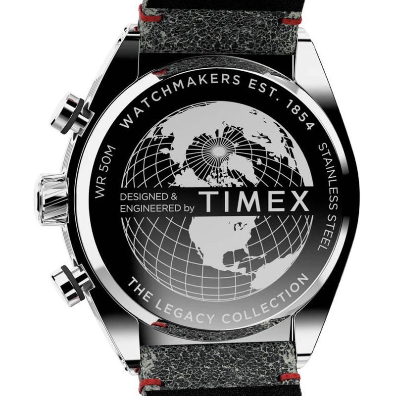 Timex Legacy Tonneau 42mm Leather Strap Watch #TW2W50000