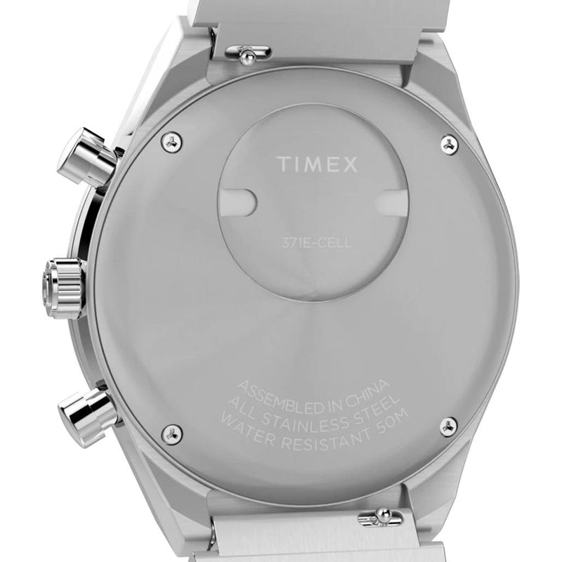 Timex Q Chronograph 40mm Stainless Steel Bracelet Watch #TW2W51600