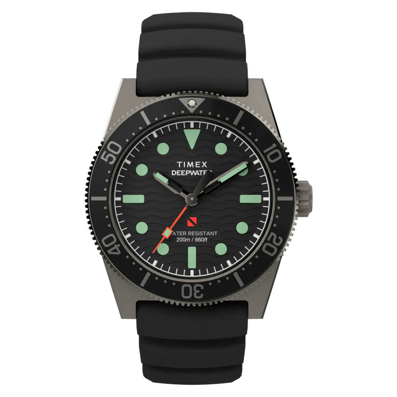 Timex Deepwater Reef 200 41mm Synthetic Rubber Strap Watch #TW2W74700