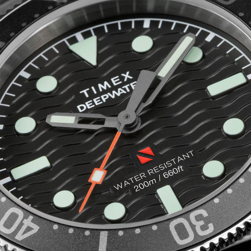 Timex Deepwater Reef 200 41mm Synthetic Rubber Strap Watch #TW2W74700