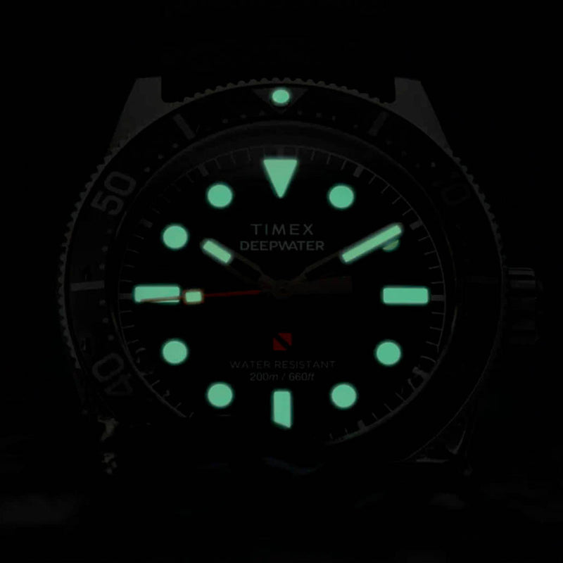 Timex Deepwater Reef 200 41mm Synthetic Rubber Strap Watch #TW2W74700