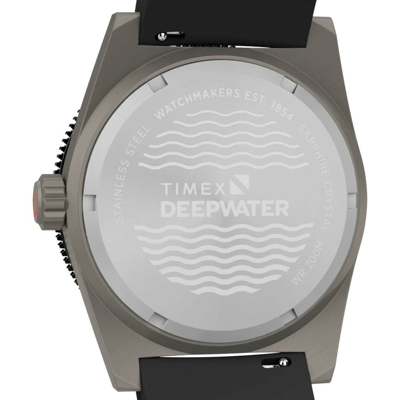 Timex Deepwater Reef 200 41mm Synthetic Rubber Strap Watch #TW2W74700