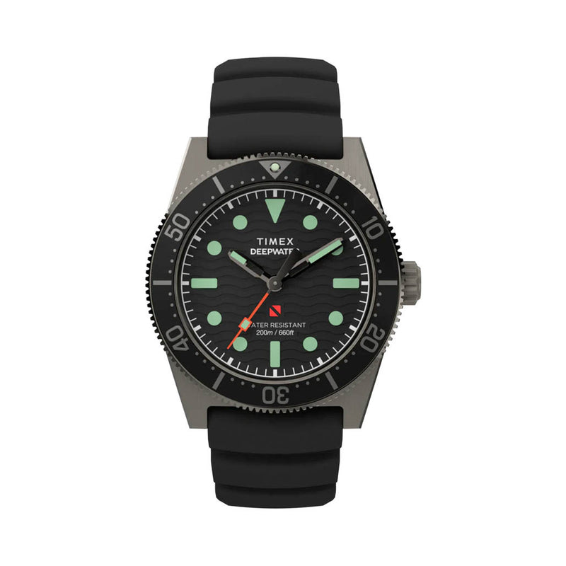 Timex Deepwater Reef 200 41mm Synthetic Rubber Strap Watch #TW2W74700
