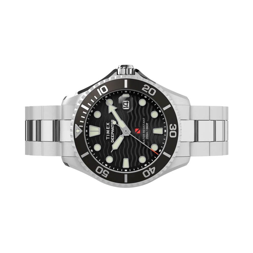 Timex Deepwater Meridian 200 44mm Stainless Steel Bracelet Watch