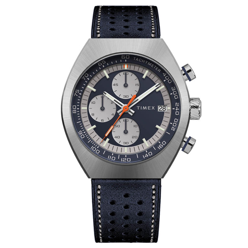 Timex Legacy Tonneau 42mm Leather Strap Watch #TW2W93500