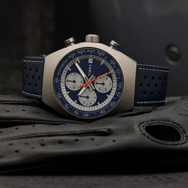 Timex Legacy Tonneau 42mm Leather Strap Watch #TW2W93500