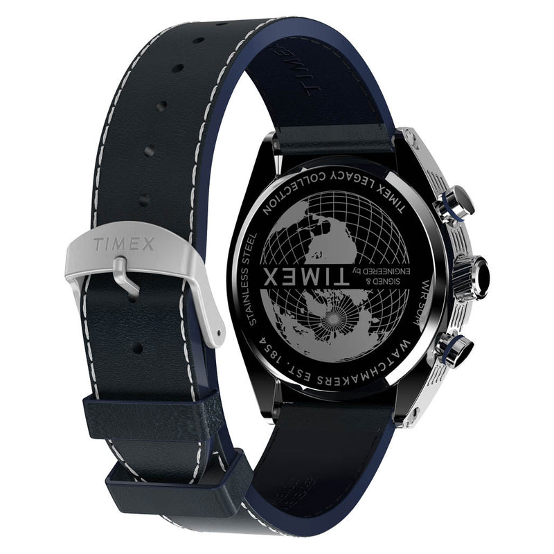 Timex Legacy Tonneau 42mm Leather Strap Watch #TW2W93500
