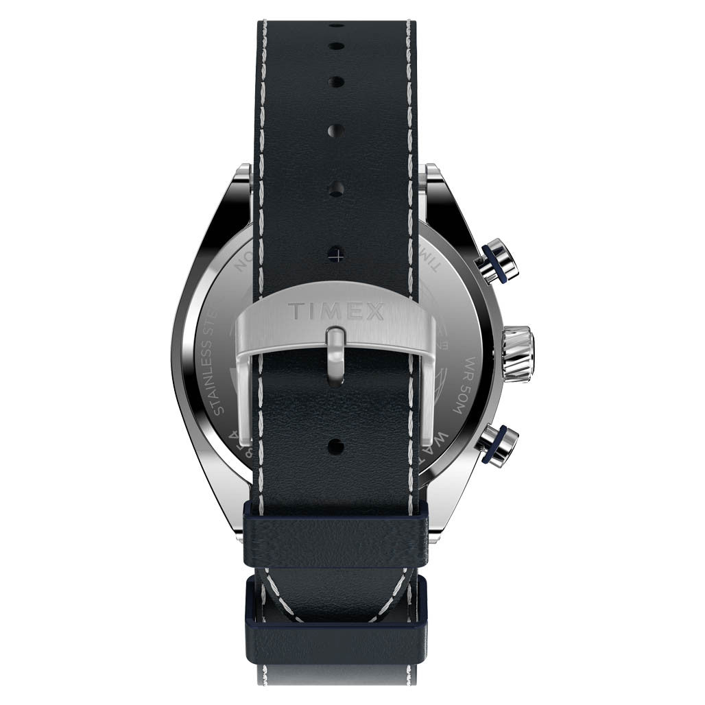 Timex Legacy Tonneau 42mm Leather Strap Watch #TW2W93500 — Long