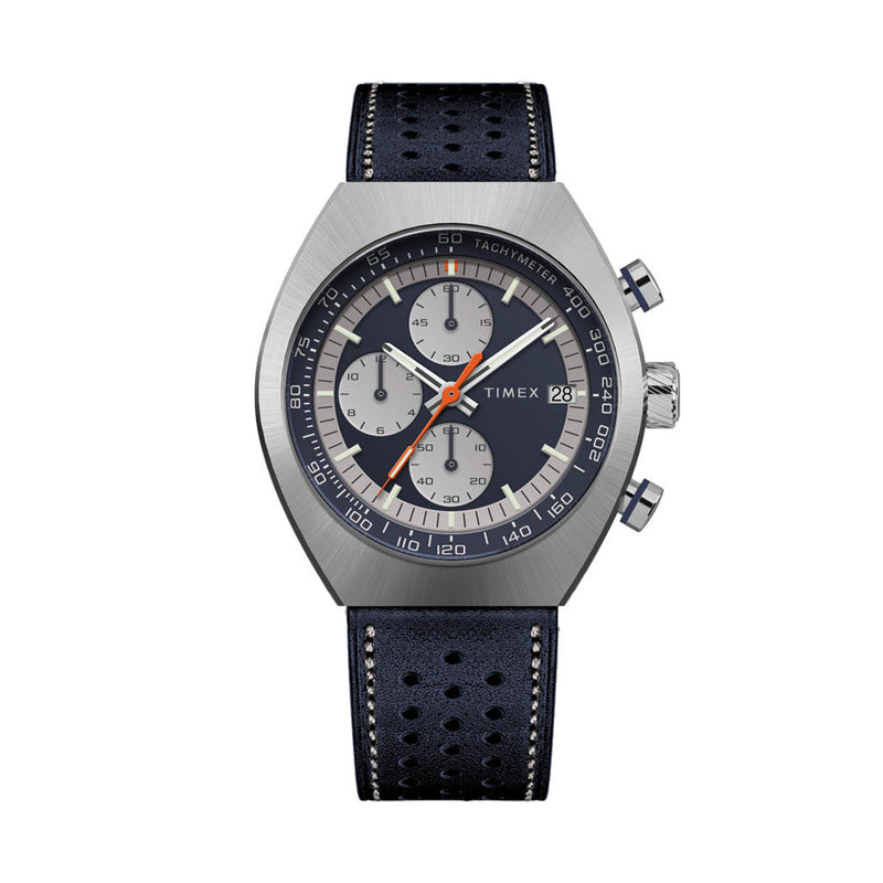Timex Legacy Tonneau 42mm Leather Strap Watch #TW2W93500