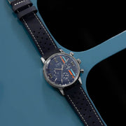 Timex Marlin® Chronograph Tachymeter 40mm Leather Strap Watch #TW2W99000