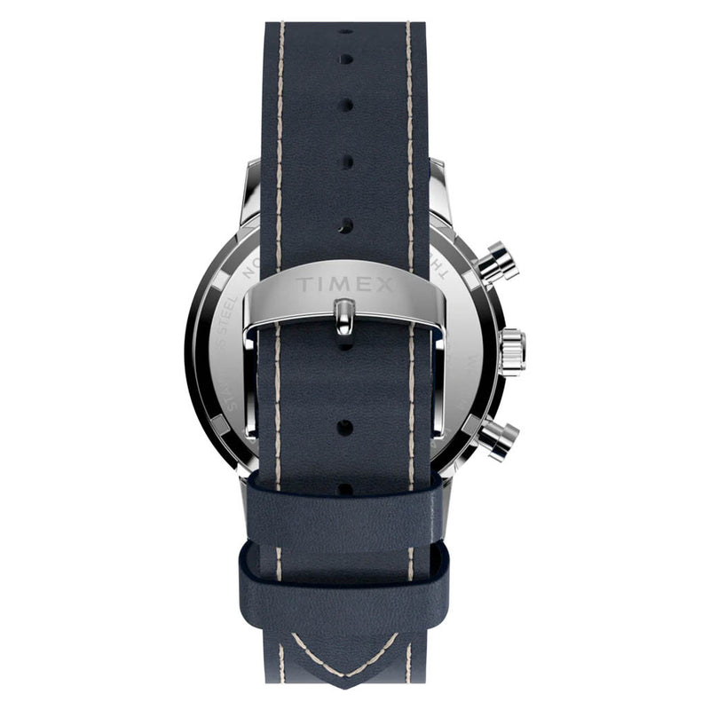 Timex Marlin® Chronograph Tachymeter 40mm Leather Strap Watch #TW2W99000