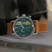Timex Marlin® Chronograph Tachymeter 40mm Leather Strap Watch #TW2W99100