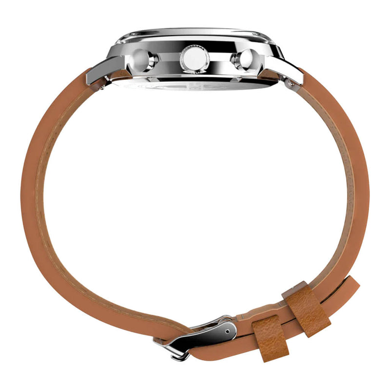 Timex Marlin® Chronograph Tachymeter 40mm Leather Strap Watch #TW2W99100