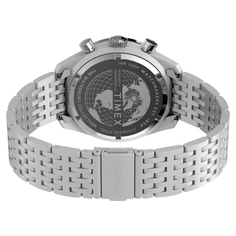 Timex Waterbury Traditional Chronograph 41mm Stainless Steel Bracelet Watch #TW2Y18500