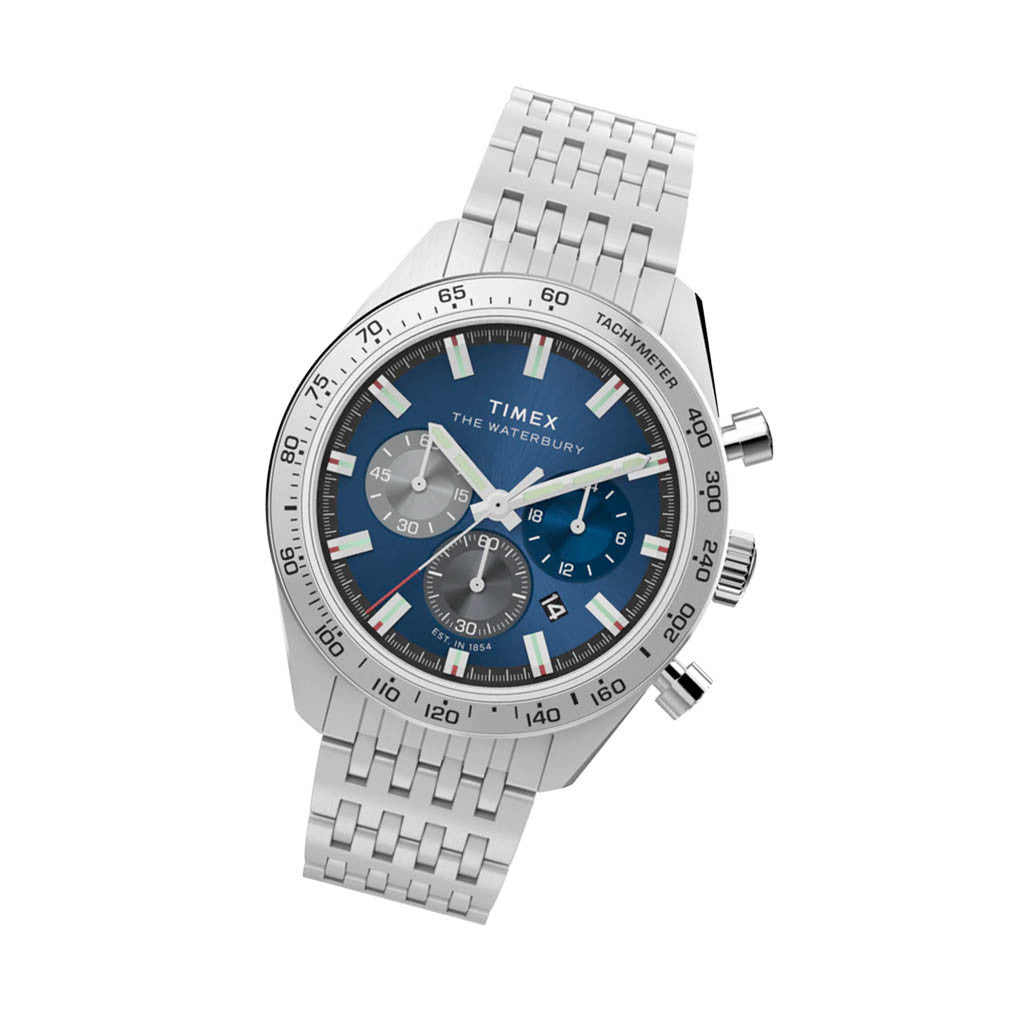 Timex Waterbury Traditional Chronograph 41mm Stainless Steel