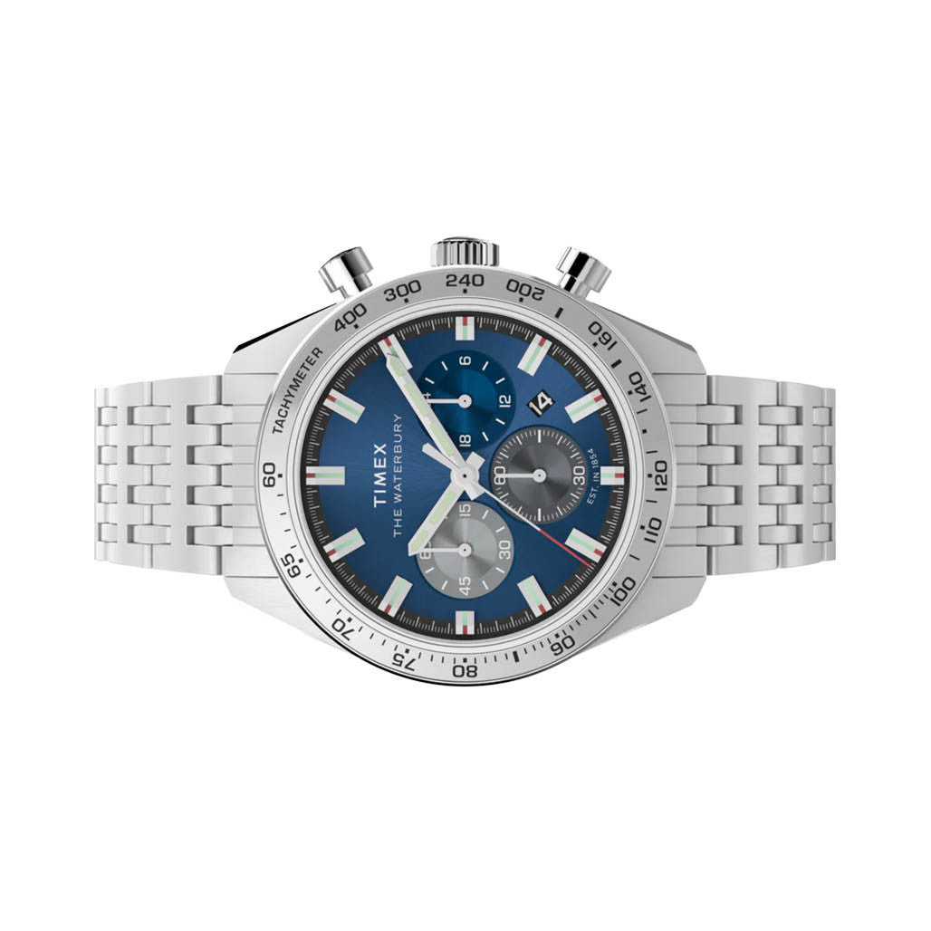 Timex Waterbury Traditional Chronograph 41mm Stainless Steel