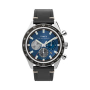 Timex Waterbury Traditional Chronograph 41mm Leather Strap Watch #TW2Y18600