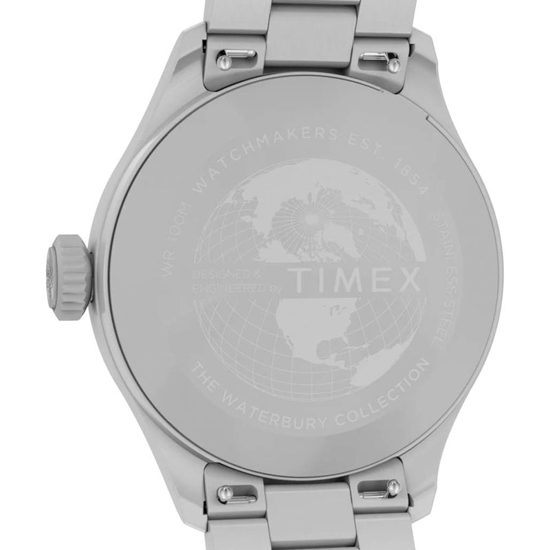Timex Waterbury Ace 41mm Stainless Steel Bracelet Watch #TW2Y18800