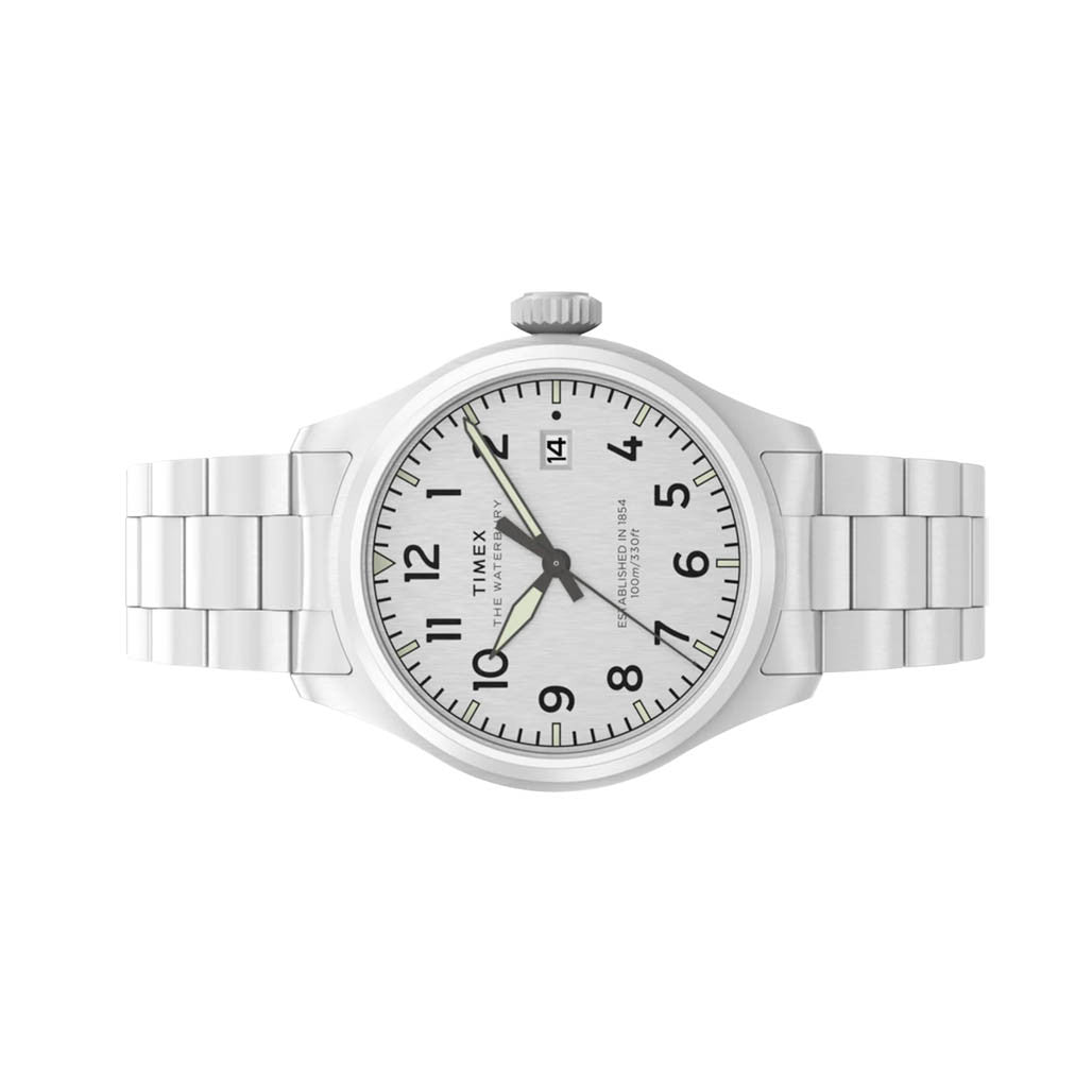 Timex Waterbury Ace 41mm Stainless Steel Bracelet Watch #TW2Y18800