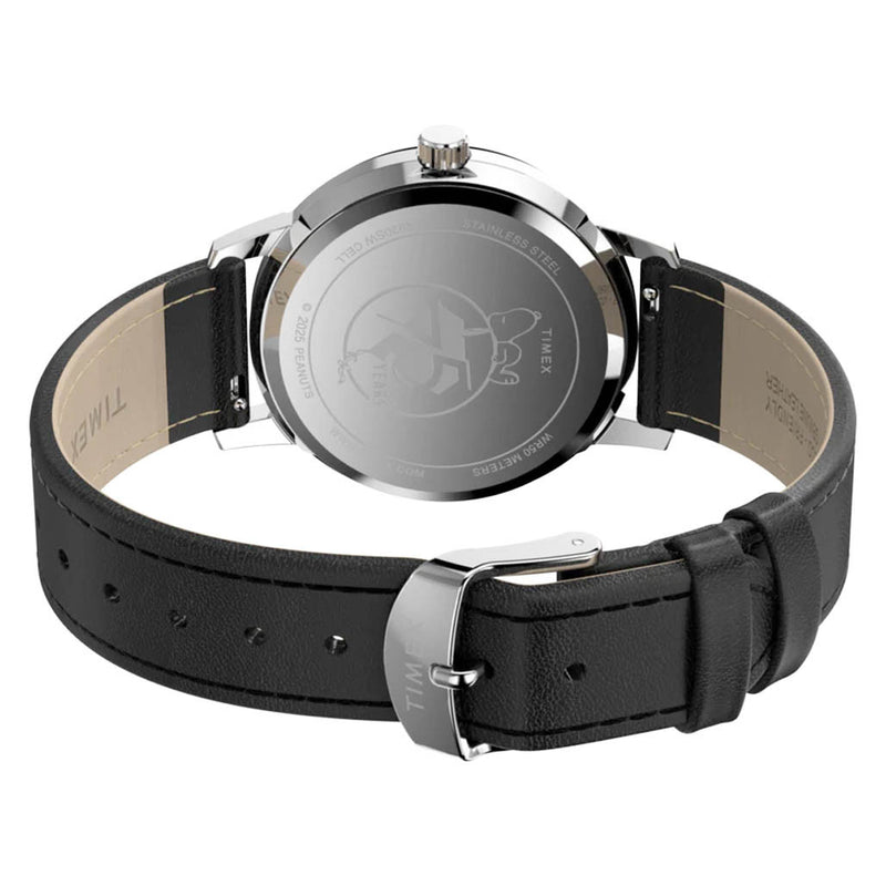 Timex x Peanuts® Marlin® 75th Anniversary Edition 38mm Leather Strap Watch #TW2Y19900