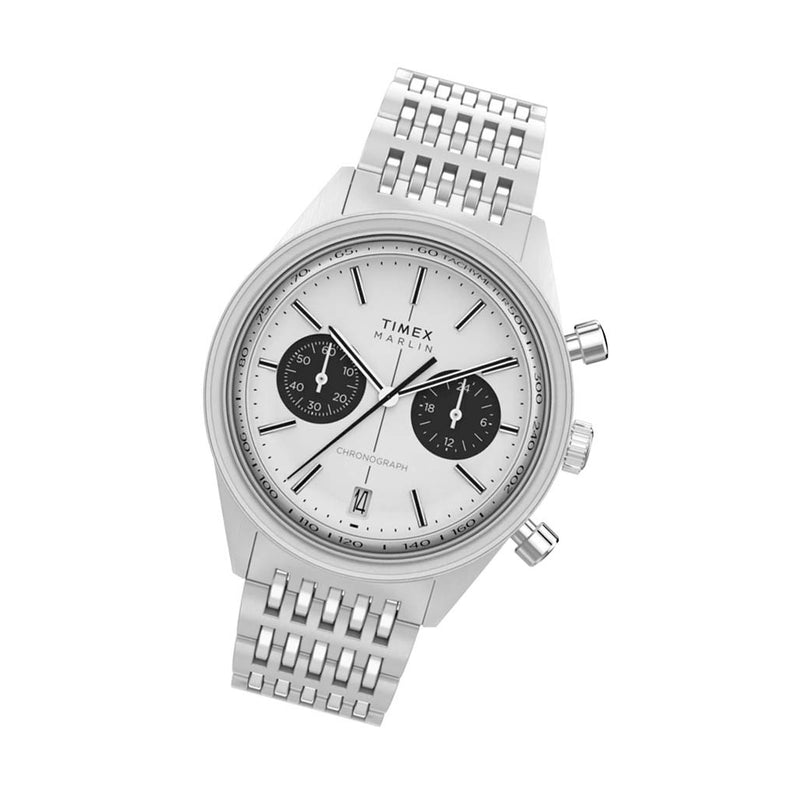 Timex Marlin® Jet Quartz Chronograph 40mm Stainless Steel Bracelet Watch #TW2Y24600
