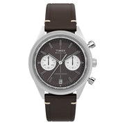 Timex Marlin® Jet Quartz Chronograph 40mm Leather Strap Watch #TW2Y24700