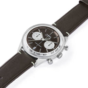 Timex Marlin® Jet Quartz Chronograph 40mm Leather Strap Watch #TW2Y24700